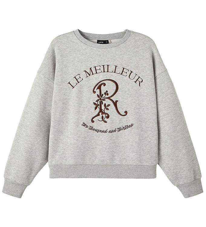 #2 - LMTD Sweatshirt - NlfNileur - Light Grey Melange