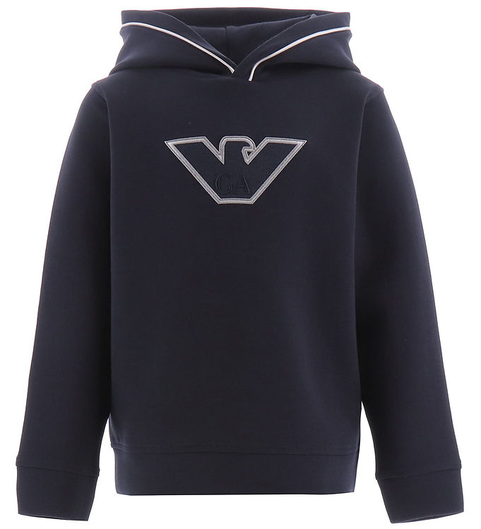 8: Emporio Armani Hættetrøje - Navy m. Logo