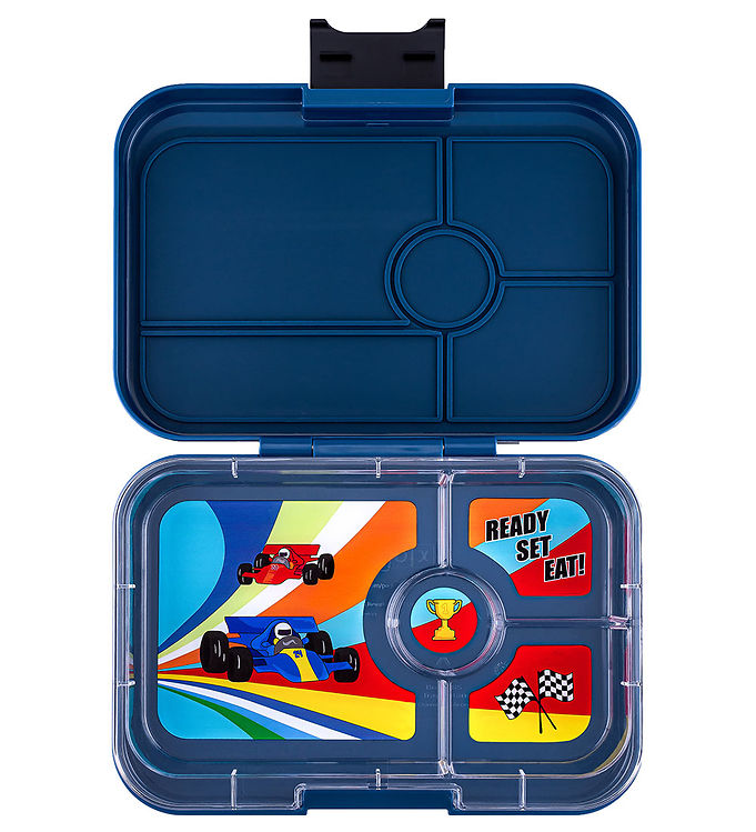 Yumbox Madkasse m. 4 Rum – Bento Tapas – Monte Carlo Blue/Race