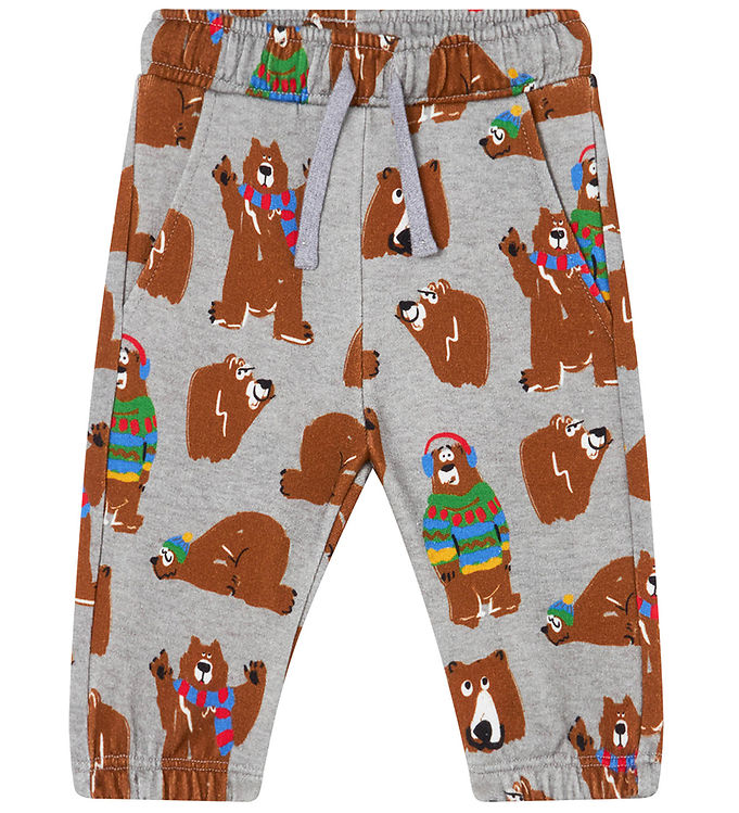 Billede af Stella McCartney Kids Sweatpants - Grå m. Bjørn