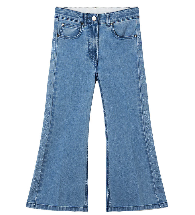Stella Mccartney Kids Jeans Lyseblå M Logo