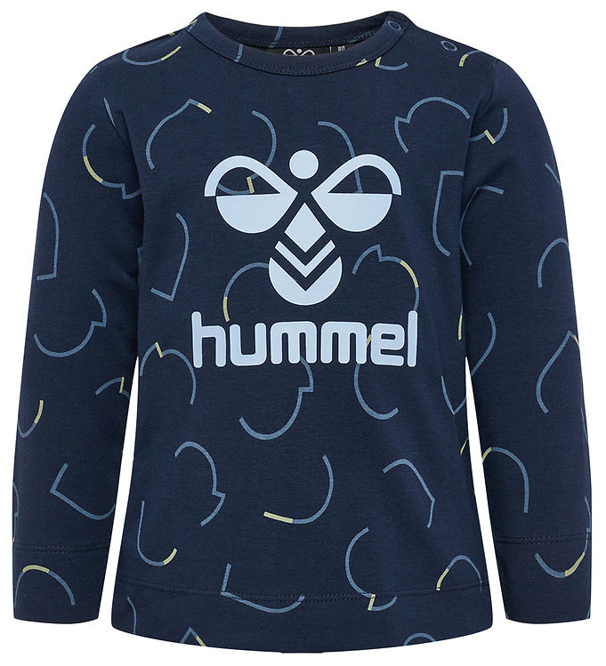 9: Hummel Bluse - hmlObi - Mørkeblå