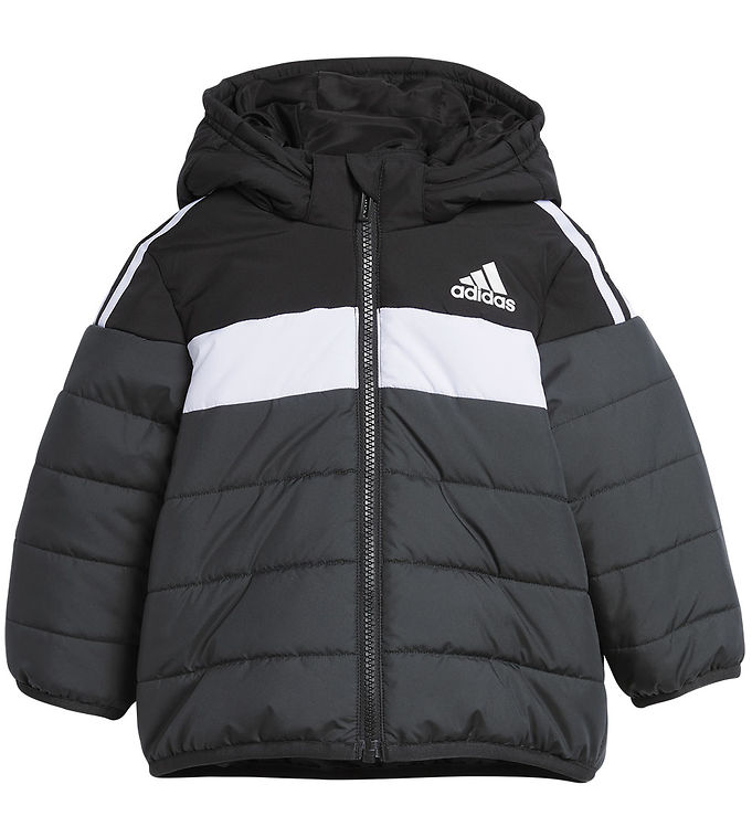 8: adidas Performance Dynejakke - IN F PAD JKT - Sort/Hvid