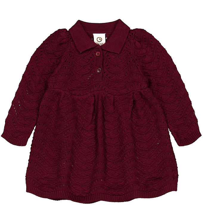 Knit needle out langærmet kjole - Fig - 62