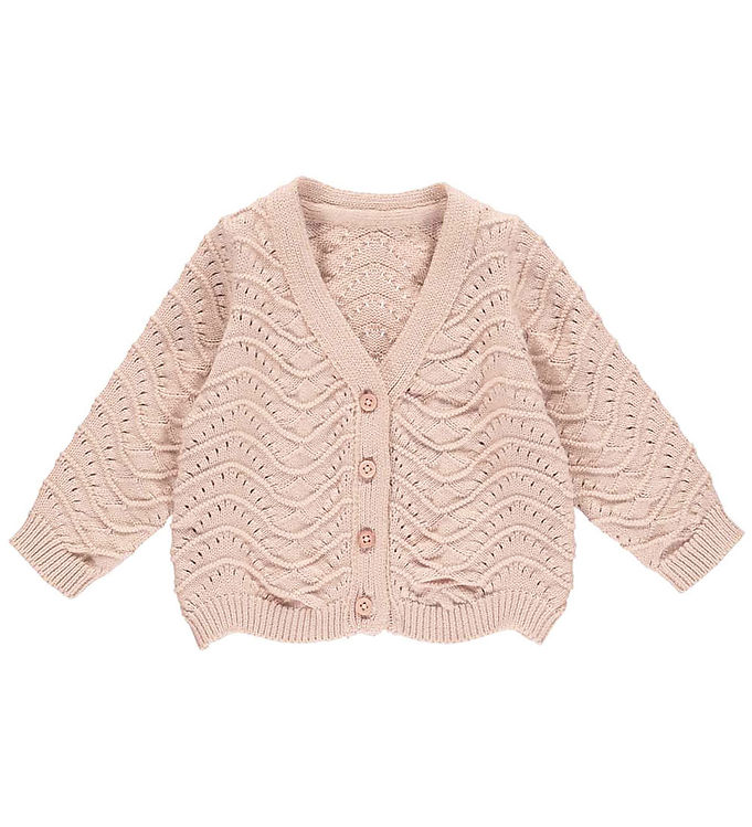 8: Müsli Cardigan - Strik - Spa Rose