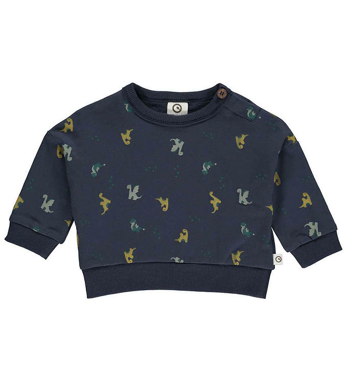 4: Müsli Sweatshirt - Dragon - Night Blue