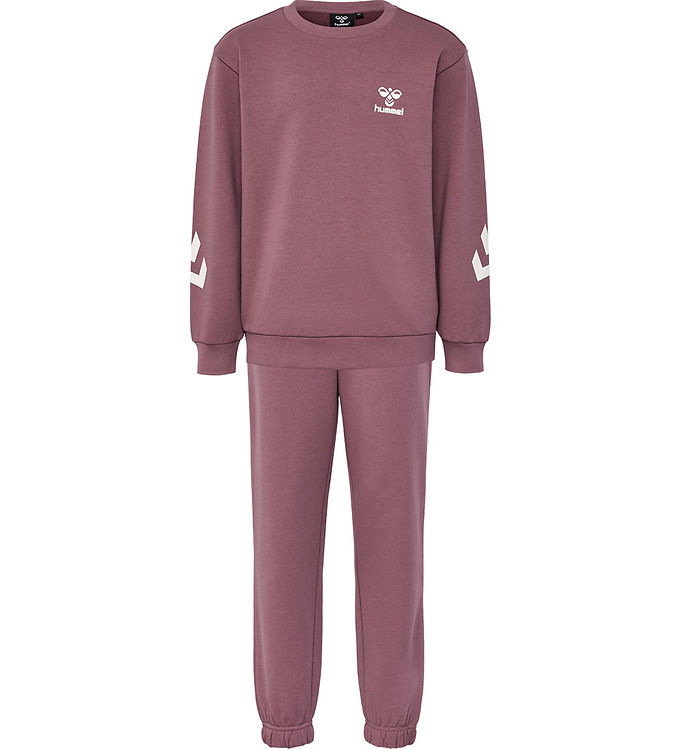 7: Hummel Sweatsæt - hmlVenti - Rose Brown