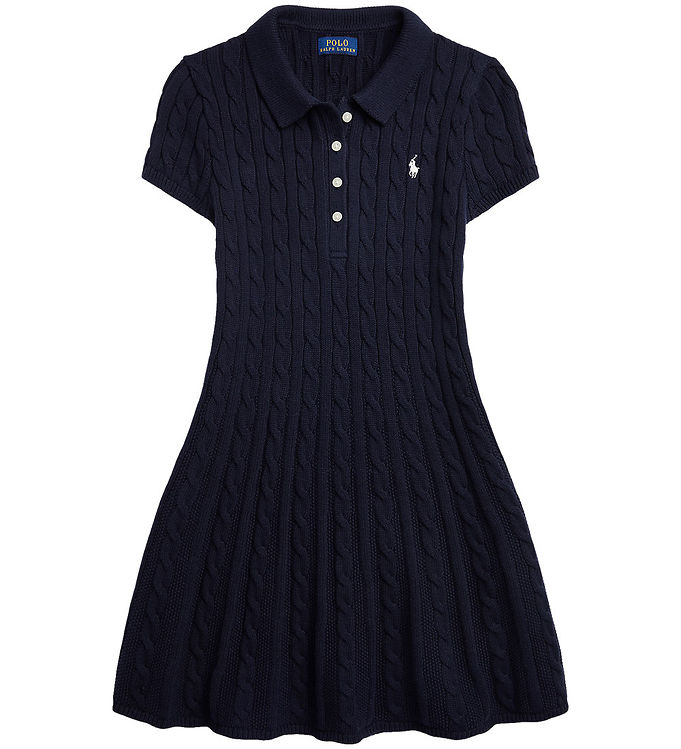 #2 - Polo Ralph Lauren Kjole - Strik - Navy