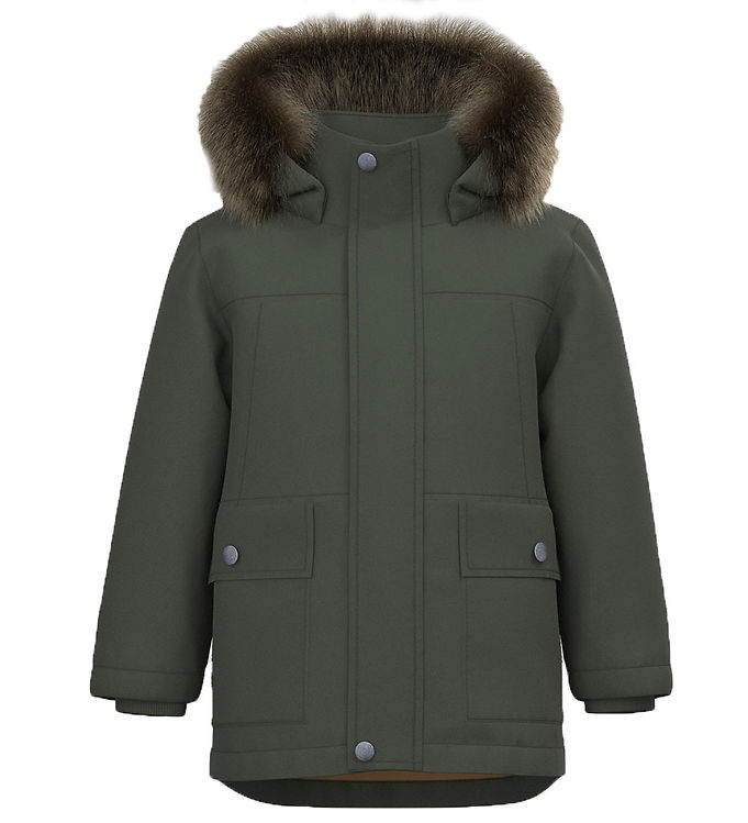 #2 - Name It Vinterjakke - NmmMarlin Parka - Climbing Ivy