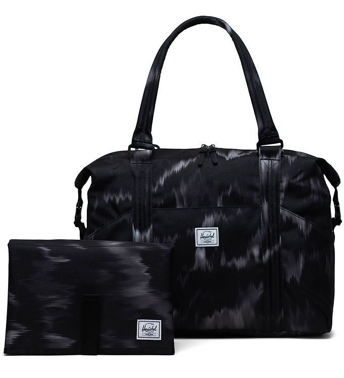 Herschel Pusletaske - Strand - EcoSystem - Blurred Ikat Black