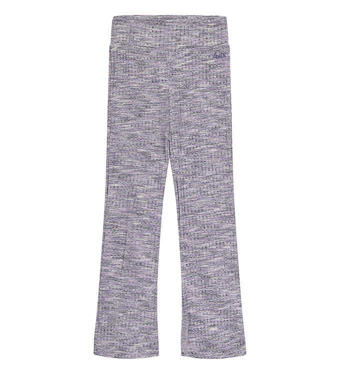 #2 - Levi's Space Dye Flared Knit Pants Purple Rose