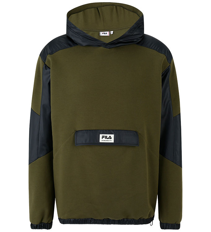 #3 - Fila Hættetrøje - Touba - Olive Night-Black