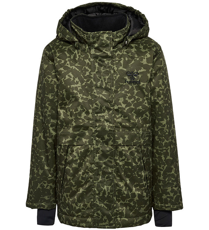 14: Hummel Vinterjakke - hmlUrban Tex - Olive Night