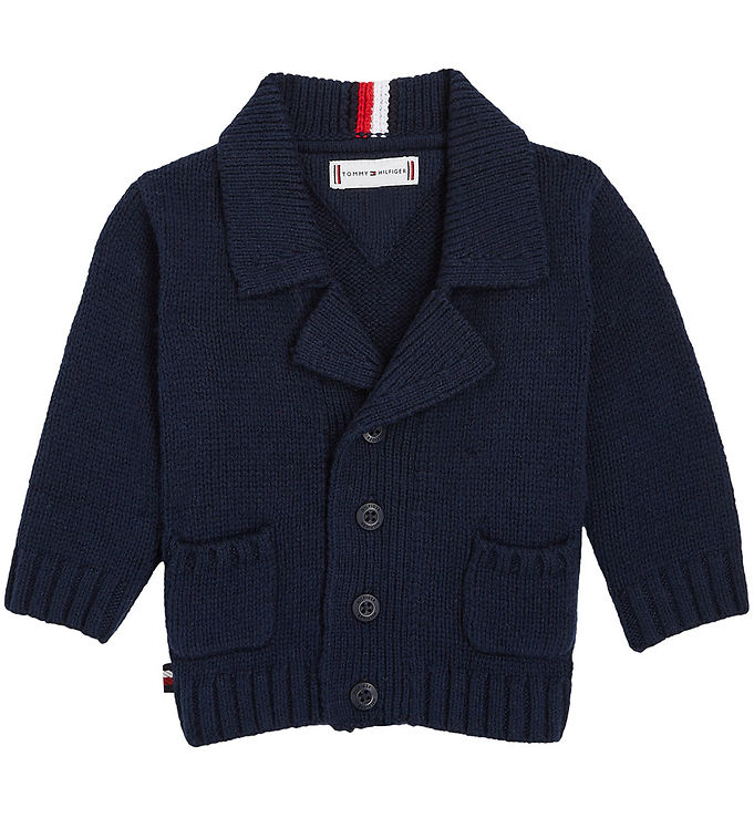 Image of Tommy Hilfiger Cardigan - Baby Cardigan - Desert Sky (319389-4672931)