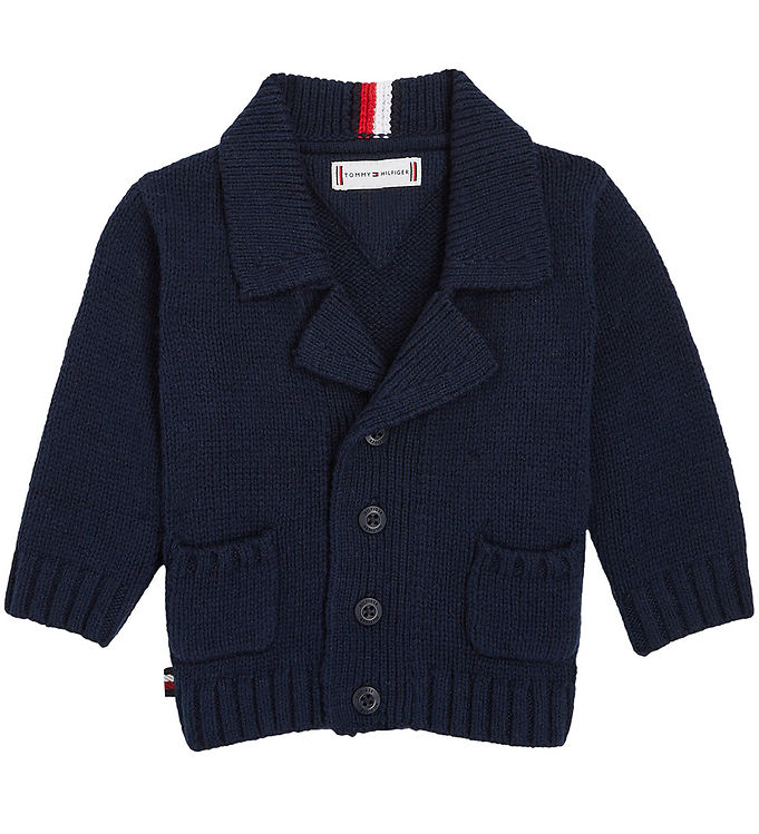 Tommy Hilfiger Cardigan - Baby Cardigan - Desert Sky