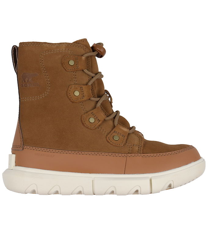 Sorel Vinterstøvler - Explorer Lace WP - Velvet Tan/Chalk