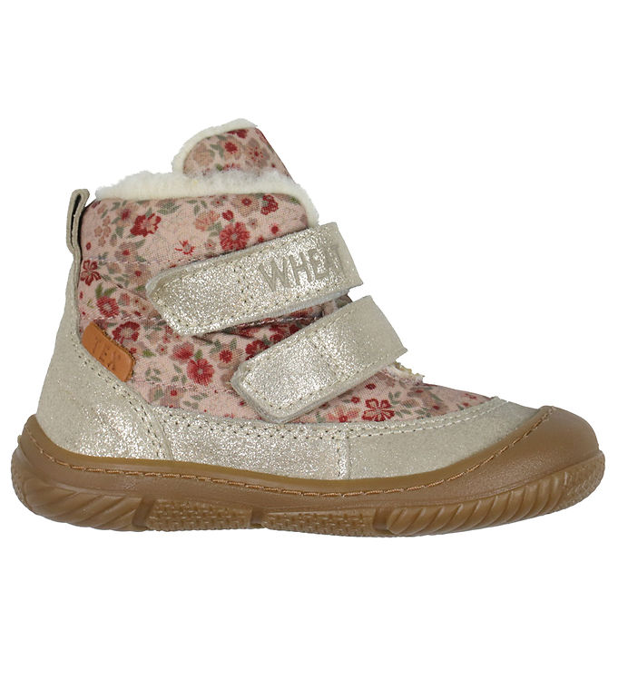 Wheat Footwear - Dowi Prewalker Velcro Tex, WF319i - Rose Dust Flowers - 20