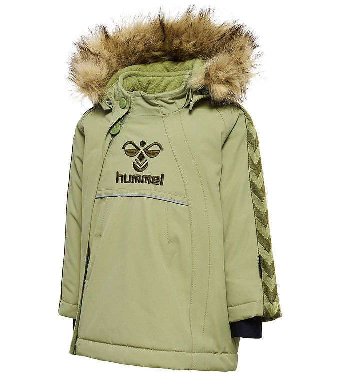 Hummel Vinterjakke - hmlJessie - Oil green » Fri fragt i