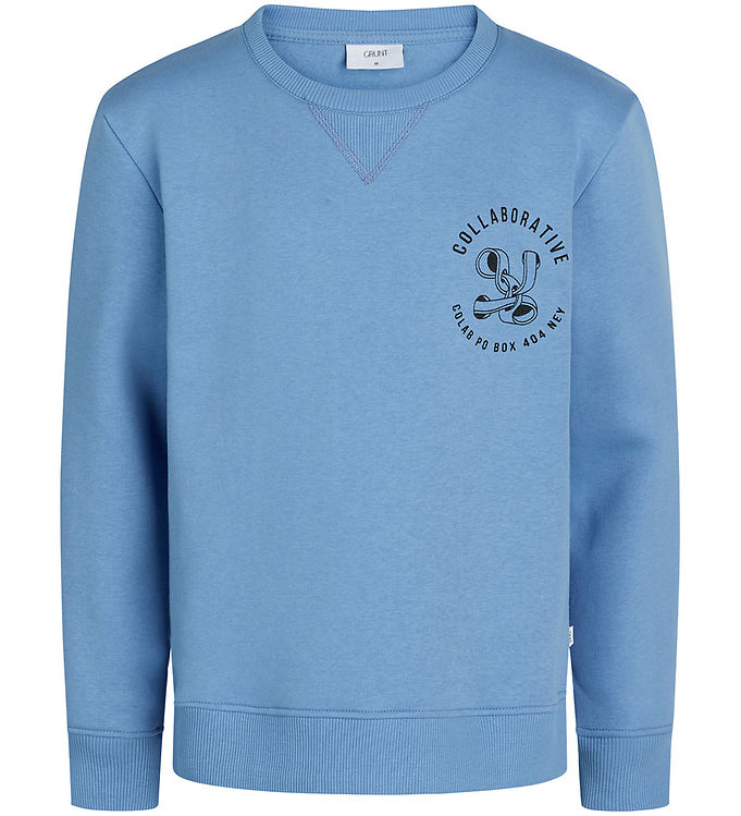 9: Grunt Sweatshirt - Canazie - Blå