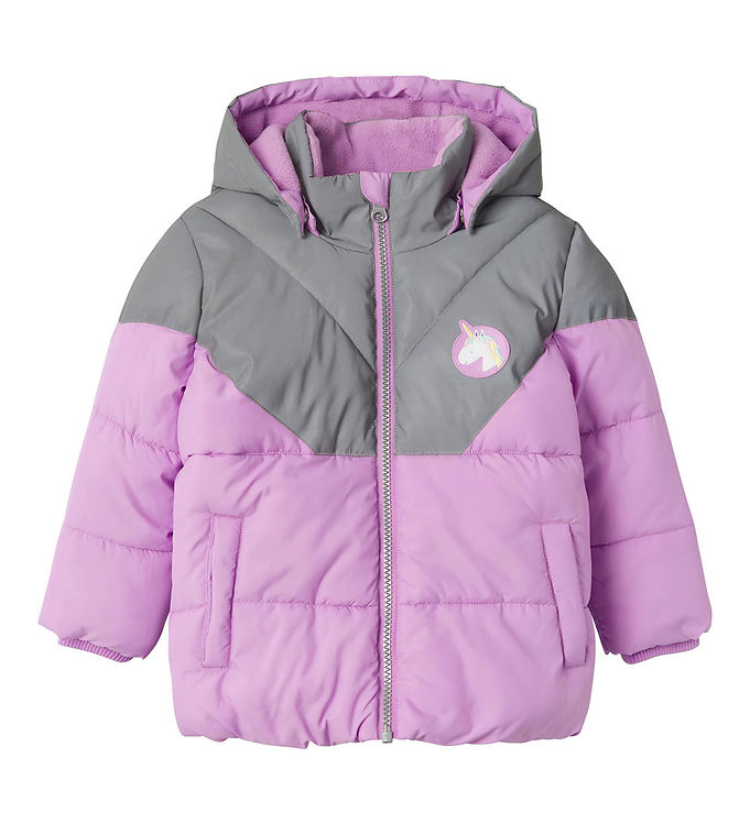 Name It Dynejakke Nmfmaren Violet Tulle M Enhjørning