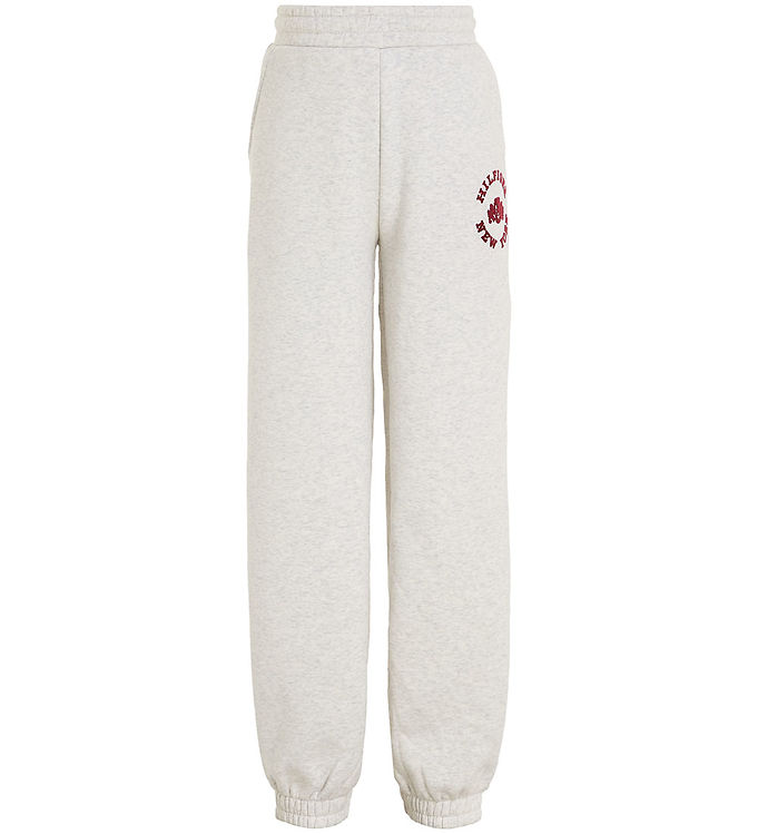 13: Tommy Hilfiger Sweatpants - Crest Varsity - New Light Grey Heath