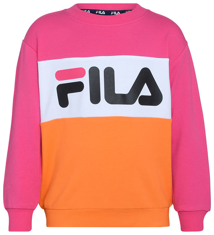 Fila Sweatshirt - - Orange Purple/Bright White