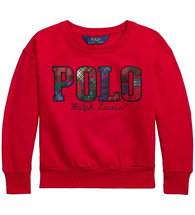 10: Polo Ralph Lauren Sweatshirt - Holiday Red m. Polo