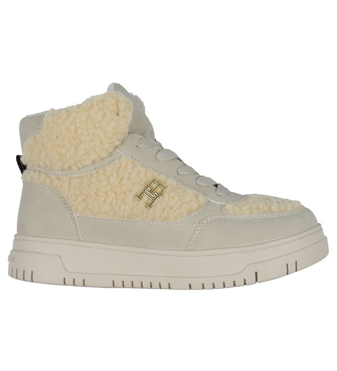 Tommy Hilfiger Vinterstøvler High Top Lace-Up - Beige