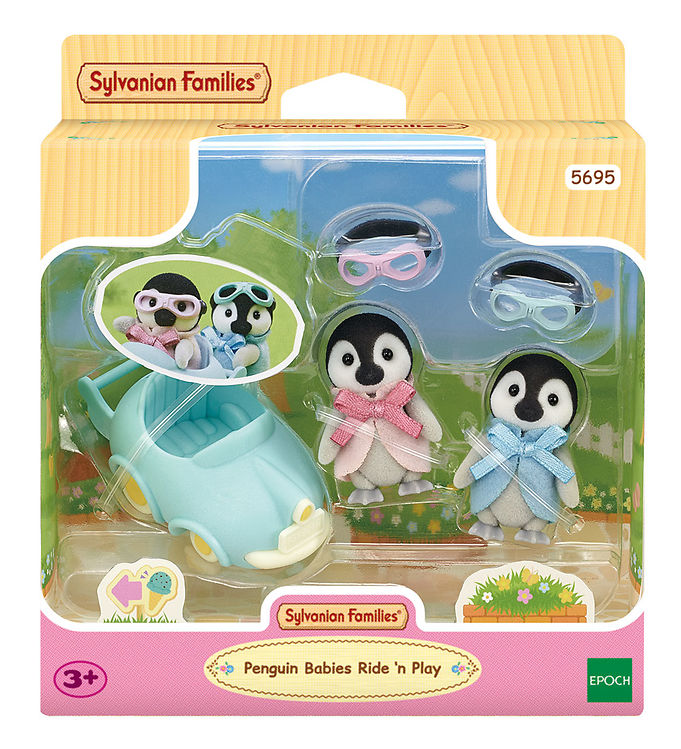 5: Sylvanian FamiliesÂ® Baby Pingviner Cykel & Legesæt