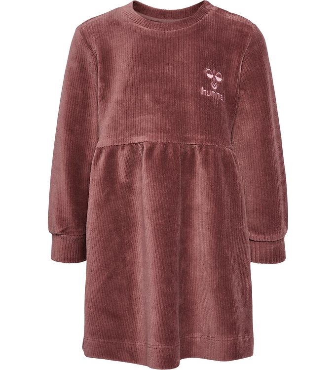 Hummel Rose Brown Cordy Kjole