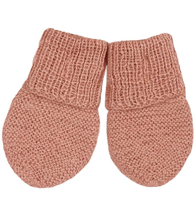 Huttelihut Vanter – Strik – Uld – Heather Rose