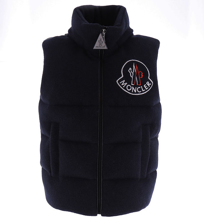 13: Moncler Dunvest m. Uld - Hariki - Navy