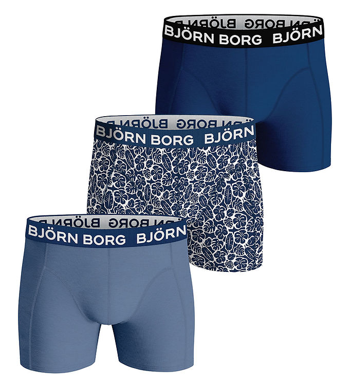 Image of Björn Borg Boxershorts - 3-pak - Blå (320590-4688378)