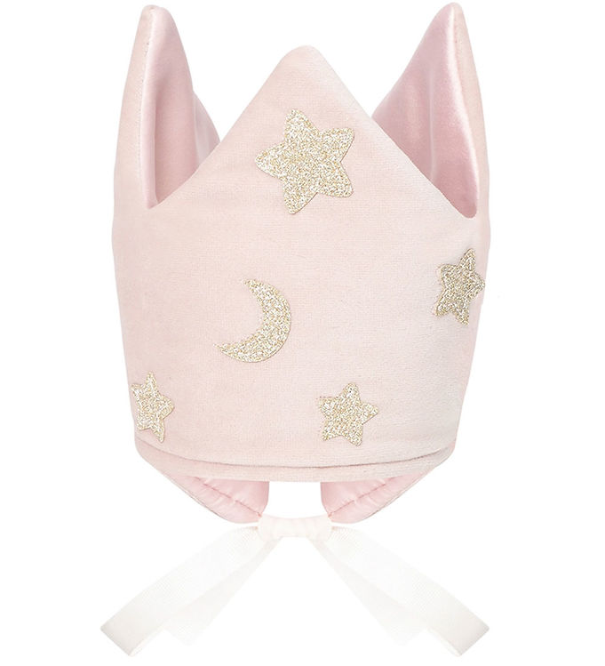 Mimi & Lula Krone Velvet Pink Stars And Moon