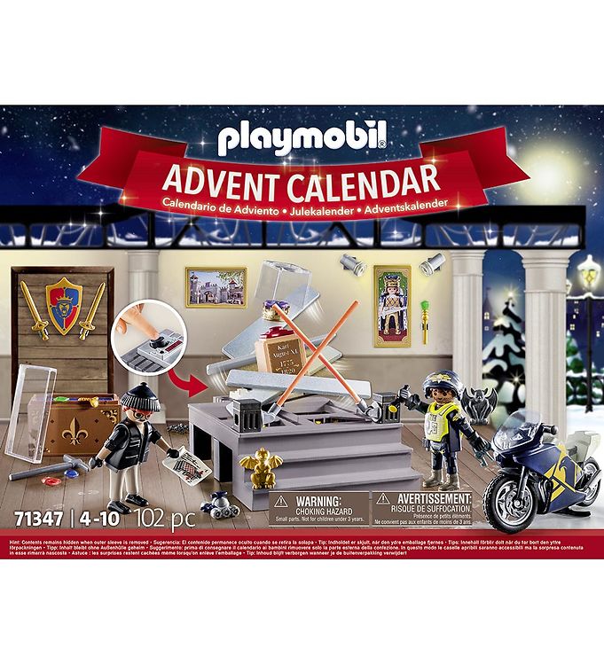 Playmobil - Julekalender Politi - Museumstyveri - 71347
