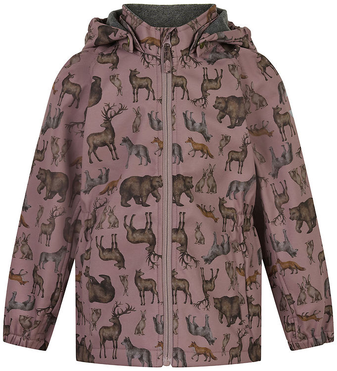 9: Mikk-Line Softshelljakke m. Fleece - Recycled - Zoo - Twilight M