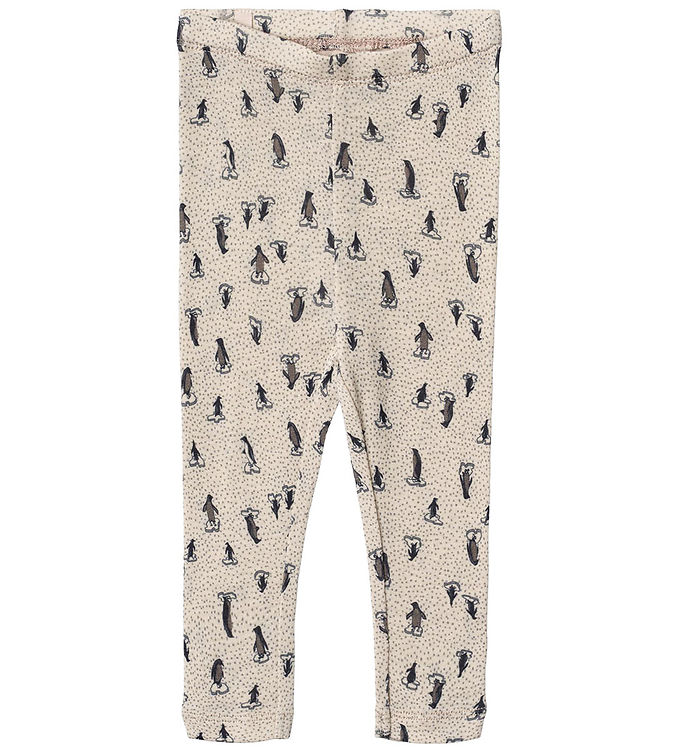 #3 - Wheat Leggings - Uld - Penguins on Ice