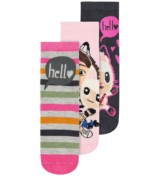 Name Strømper Nmfambre Gabby Pak Parfait Pink