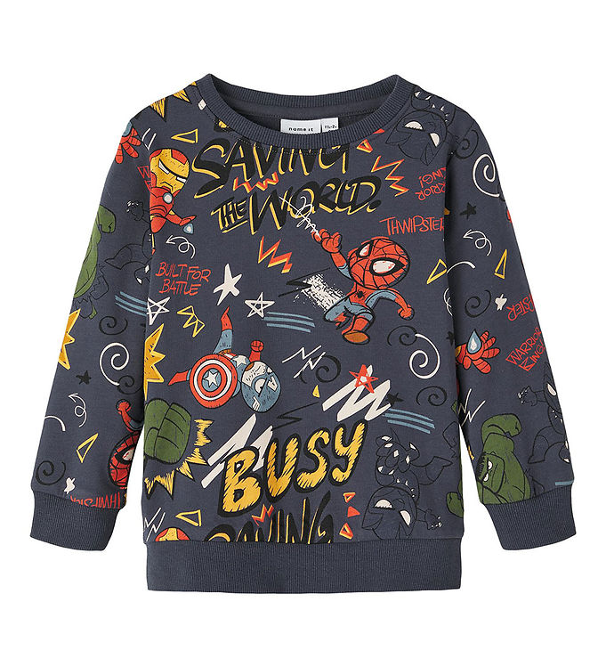 Name It Sweatshirt - NmmAage Avengers - India Ink