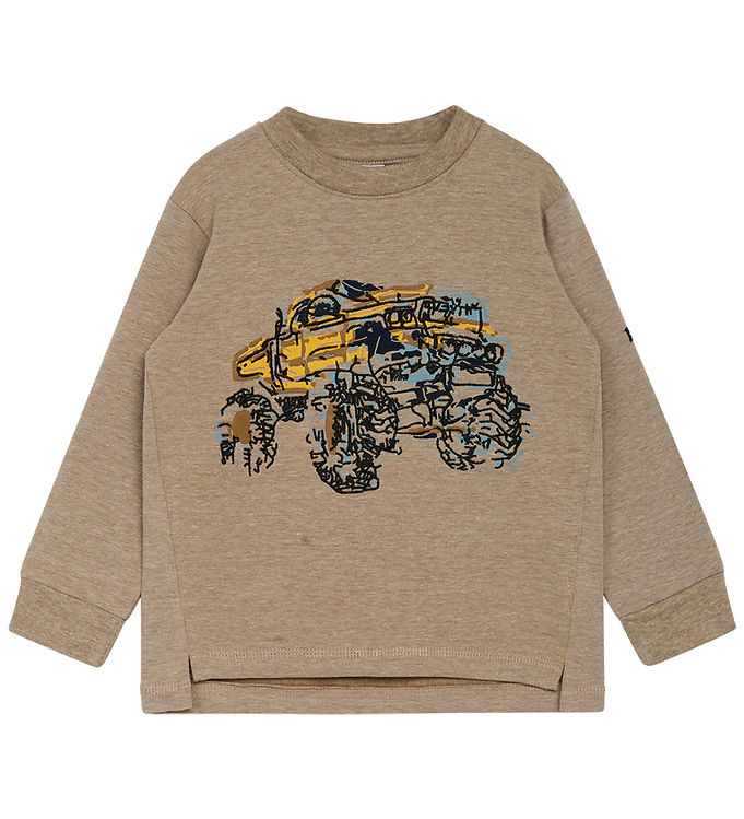 Hust And Claire Sweatshirt Stanley Deer Brown Melange