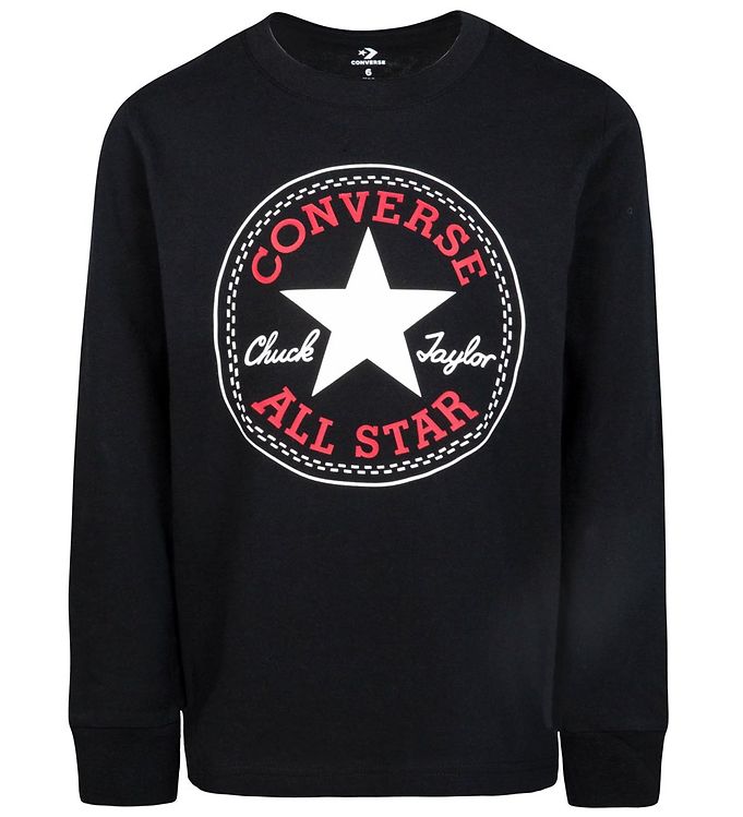 Image of Converse Bluse - Sort m. Logo (322308-4715313)
