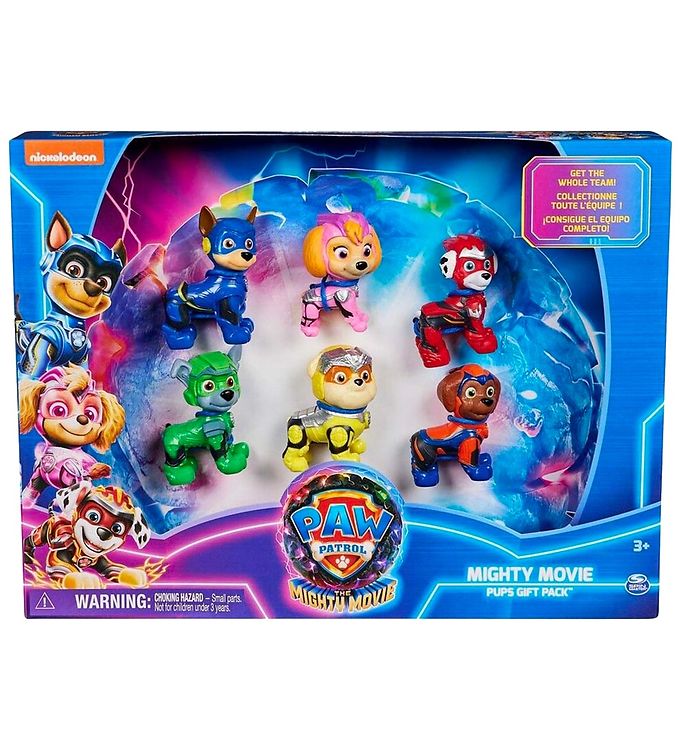 Paw Patrol Gaveæske 7 Cm Movie 2 6 Figurer