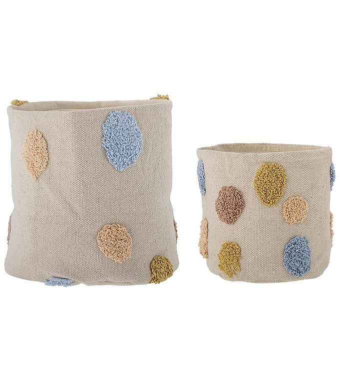 Bloomingville MINI - Clennie Kurv, Natur, Bomuld