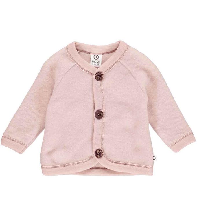 #2 - Müsli Cardigan - Uld - Spa Rose