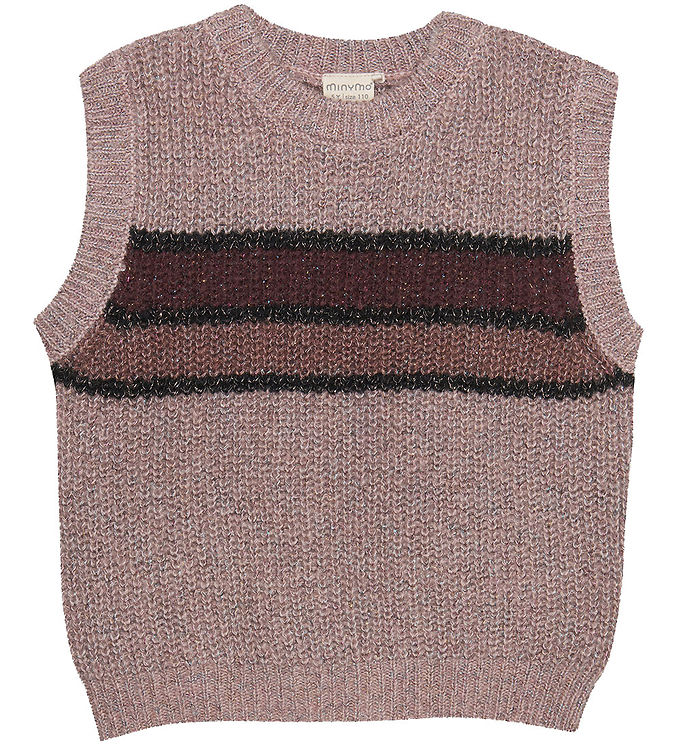 #2 - Minymo Vest - Strik - Deauville Mauve