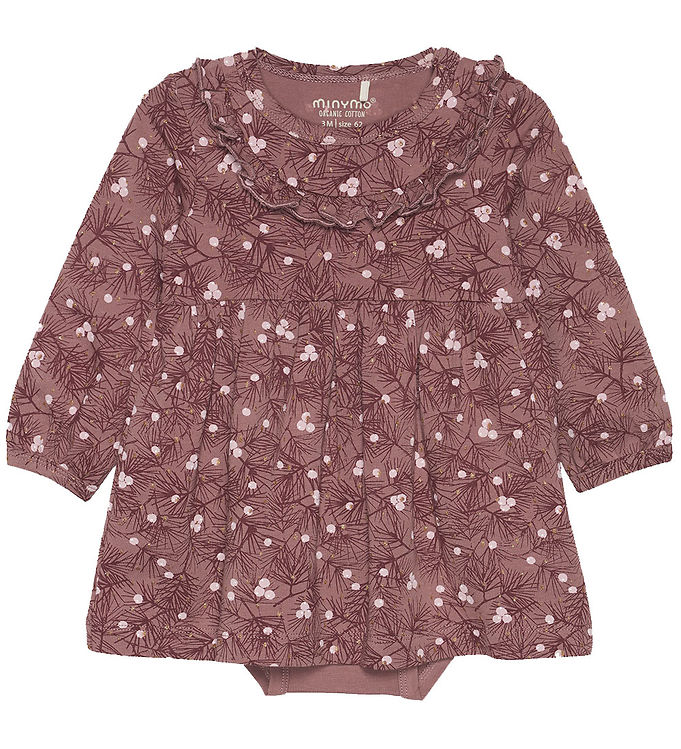 Kjole langærmet - Rose Taupe - 74