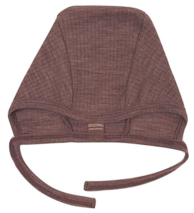 9: Smallstuff Uld Drop Needle Baby Hjelm Rose Brown