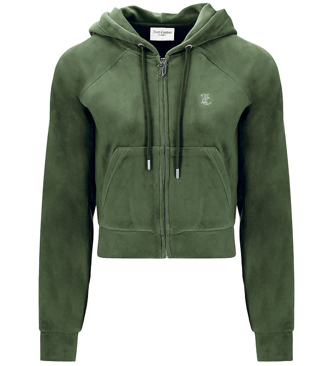 Juicy Couture Cardigan Madison Velour Thyme