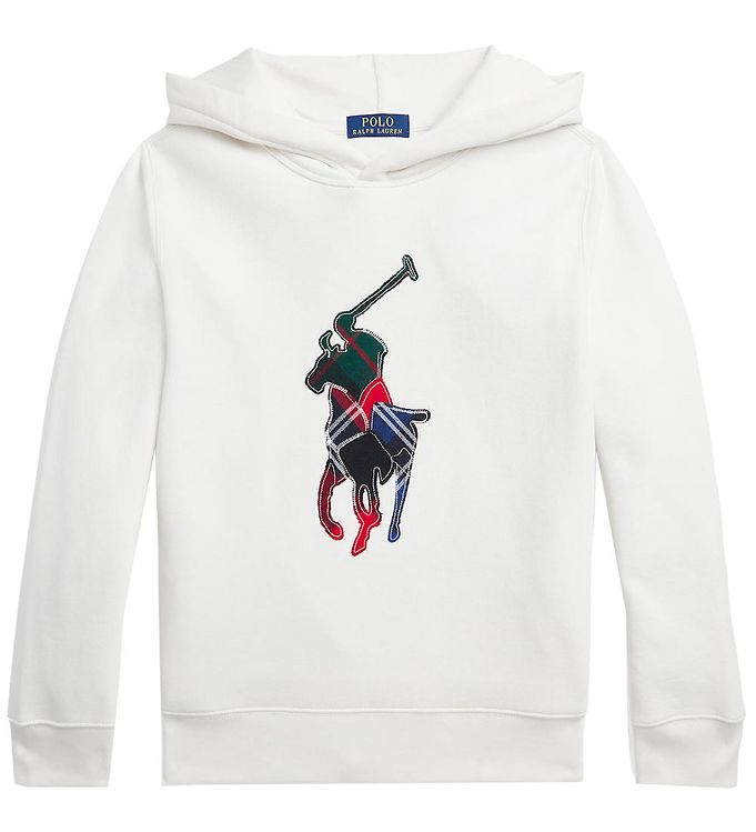 7: Polo Ralph Lauren Hættetrøje - Holiday - Hvid m. Logo