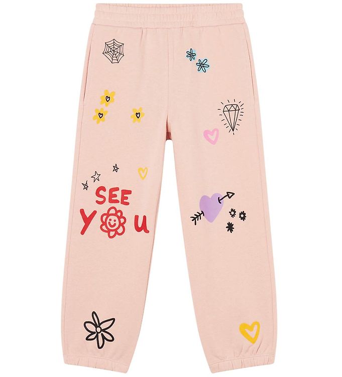 5: Stella McCartney Kids Sweatpants - Pudderrosa m. Print